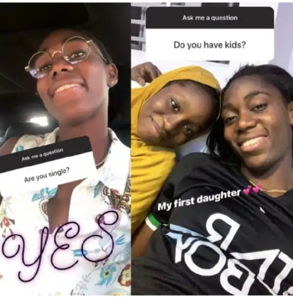 Asisat Oshoala Shows Off Her Daughter (Photo)